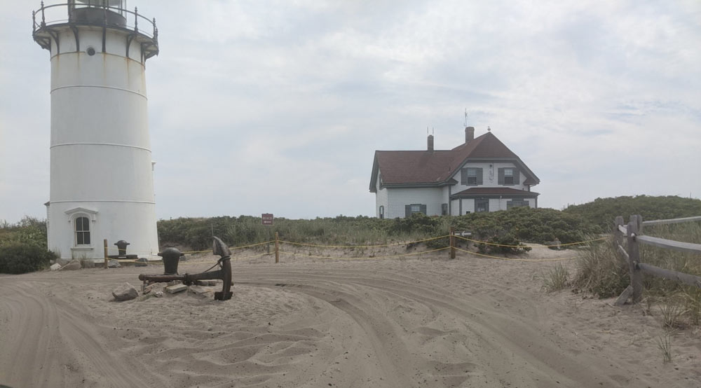 The Race Point Beach ORV trails lead you within inches of Race Point Lighthouse on Cape Cod.