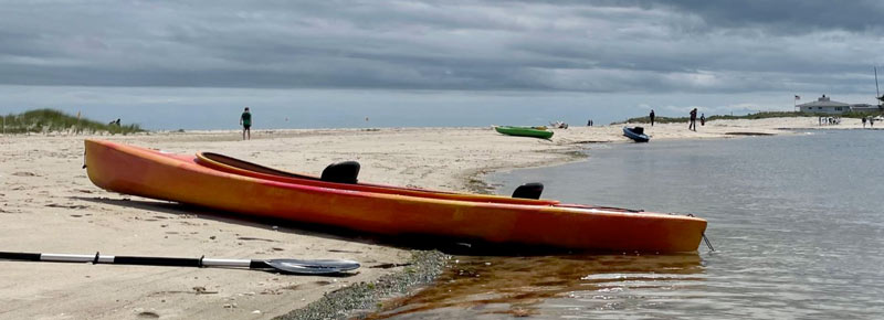 Kayaking in Yarmouth on Cape Cod.
